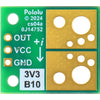 Pololu ACS72981LLRATR-100B3 電流センサー コンパクトキャリア -100A ～ +100A、3.3V