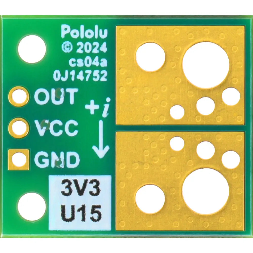 Pololu ACS72981KLRATR-150U3 電流センサー コンパクトキャリア 0A ～ 150A、3.3V