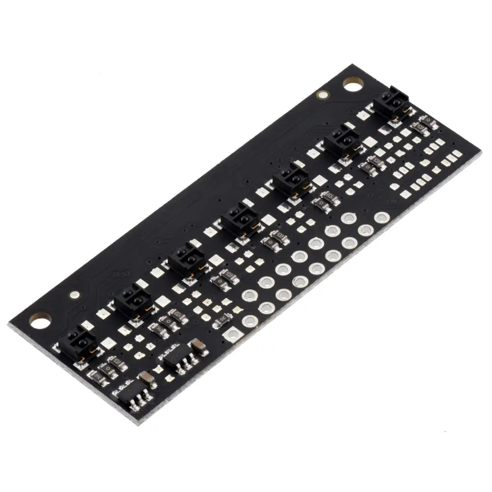 Pololu QTRX-MD-07A 反射率センサーアレイ: 7 チャンネル、8 mm ピッチ、アナログ出力、低電流