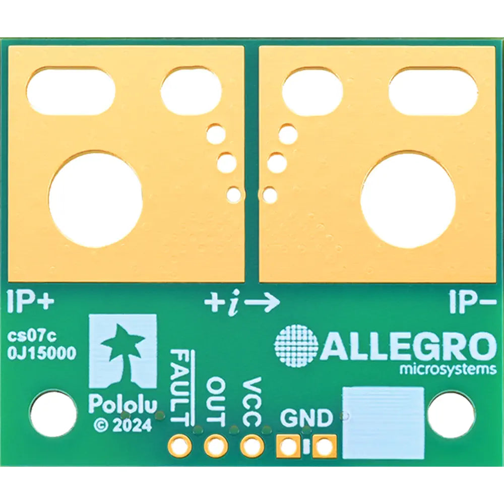 Pololu CT433-HSWF50DR TMR 電流センサー 大型キャリア 0A ～ 50A、3.3V