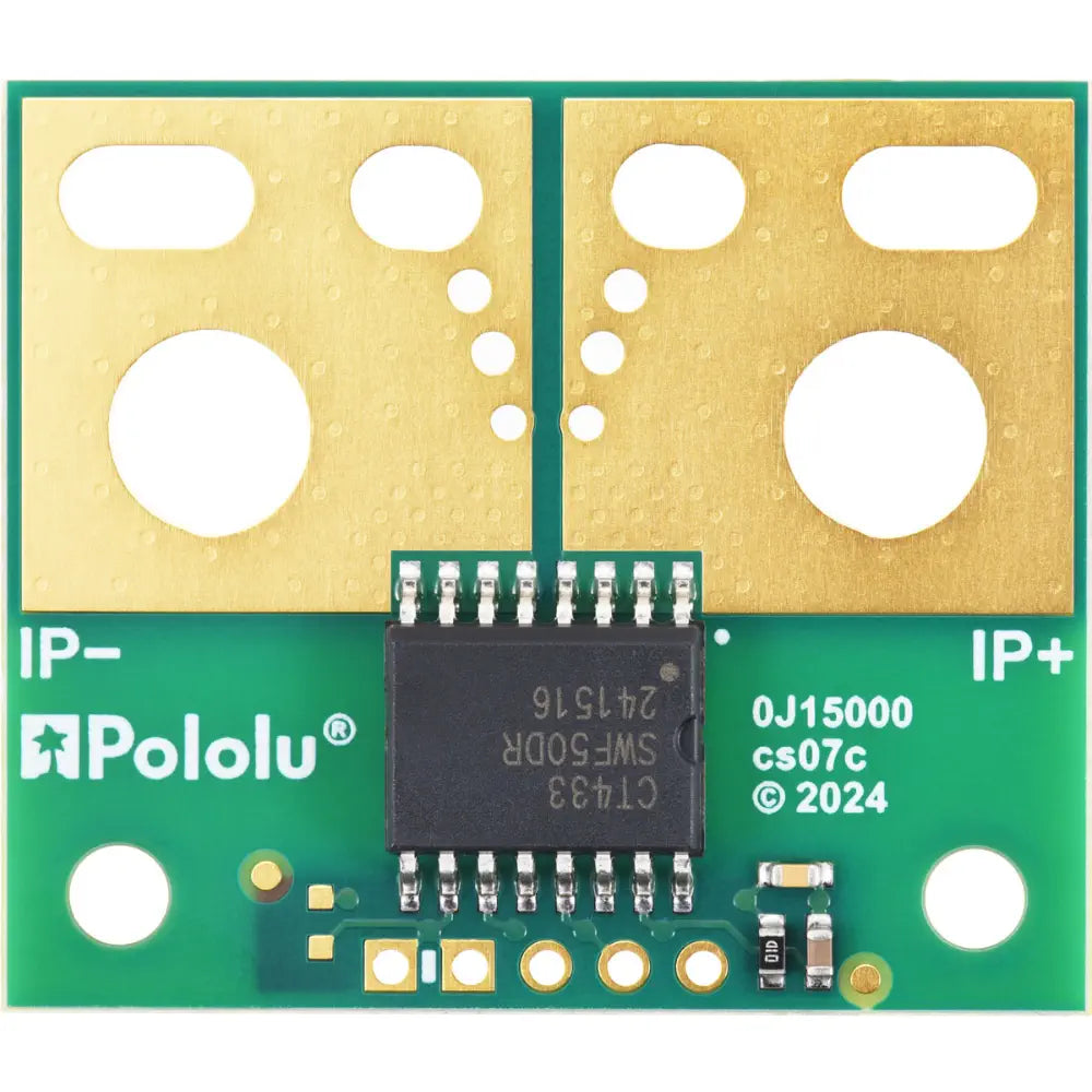 Pololu CT433-HSWF50DR TMR 電流センサー 大型キャリア 0A ～ 50A、3.3V