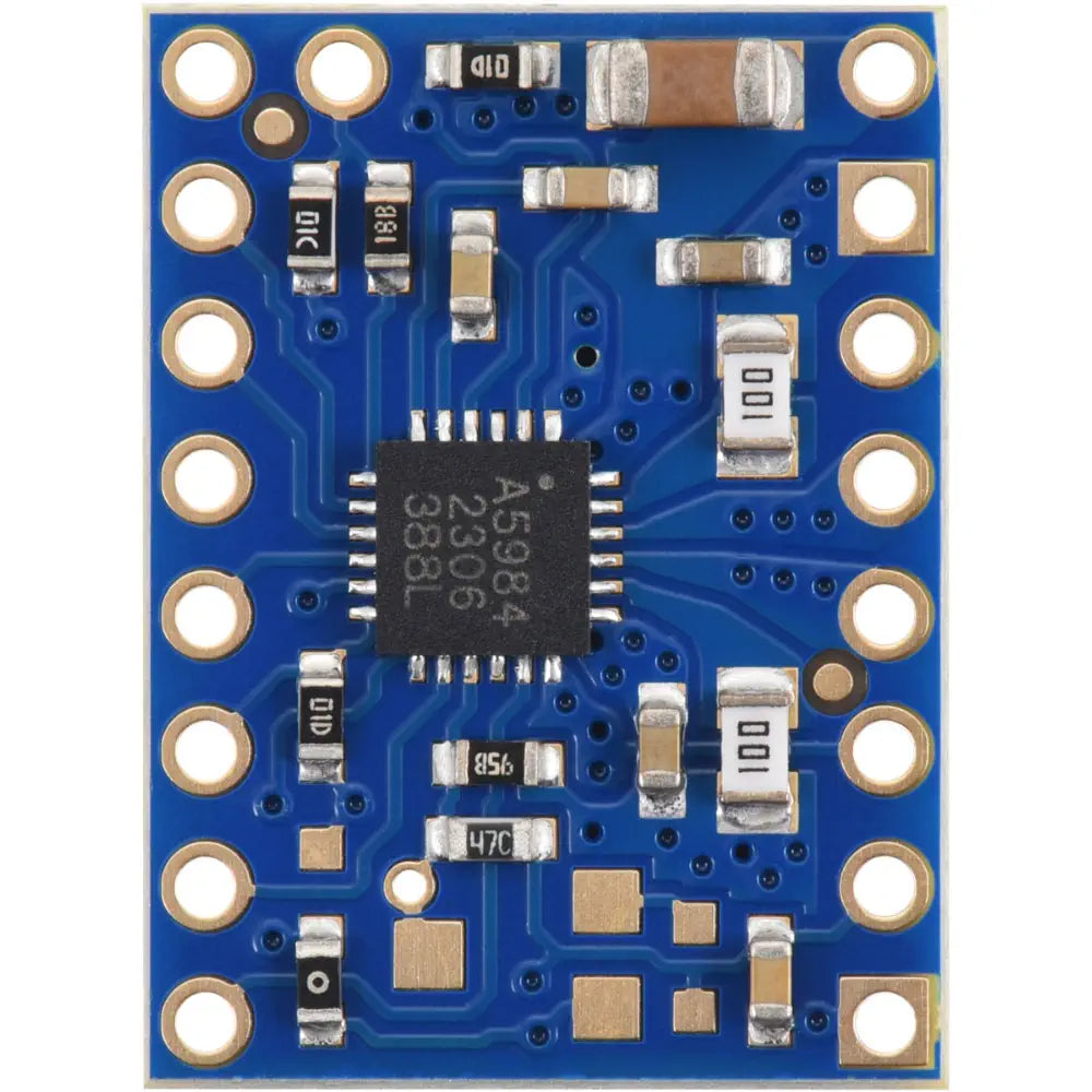 Pololu A5984 ステッピングモータドライバキャリア (1.5A @5V / 1A @3.3V 固定、ブルー エディション)