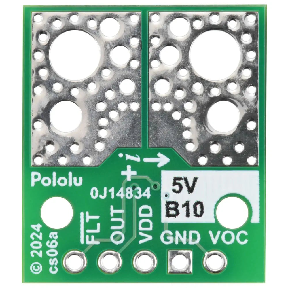 Pololu ACS37220LEZATR-100B5 電流センサー コンパクトキャリア -100A ～ +100A、5V
