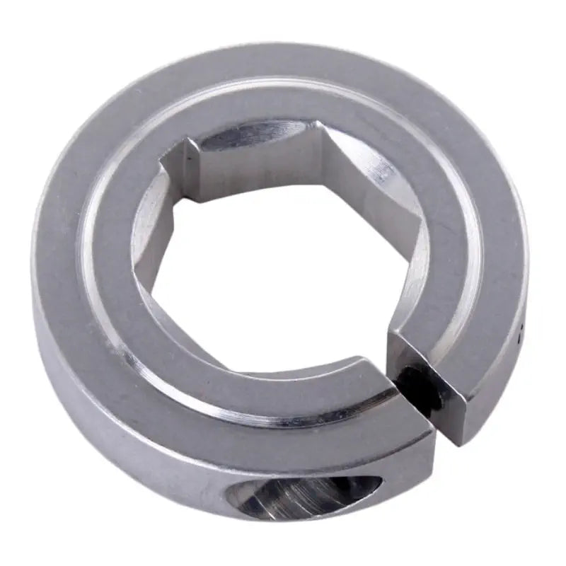 AndyMark 1/2 Inch (12.7mm) 六角カラークランプ シルバー 薄型 (0.25 Inch (6.4mm)) 固定タイプ
