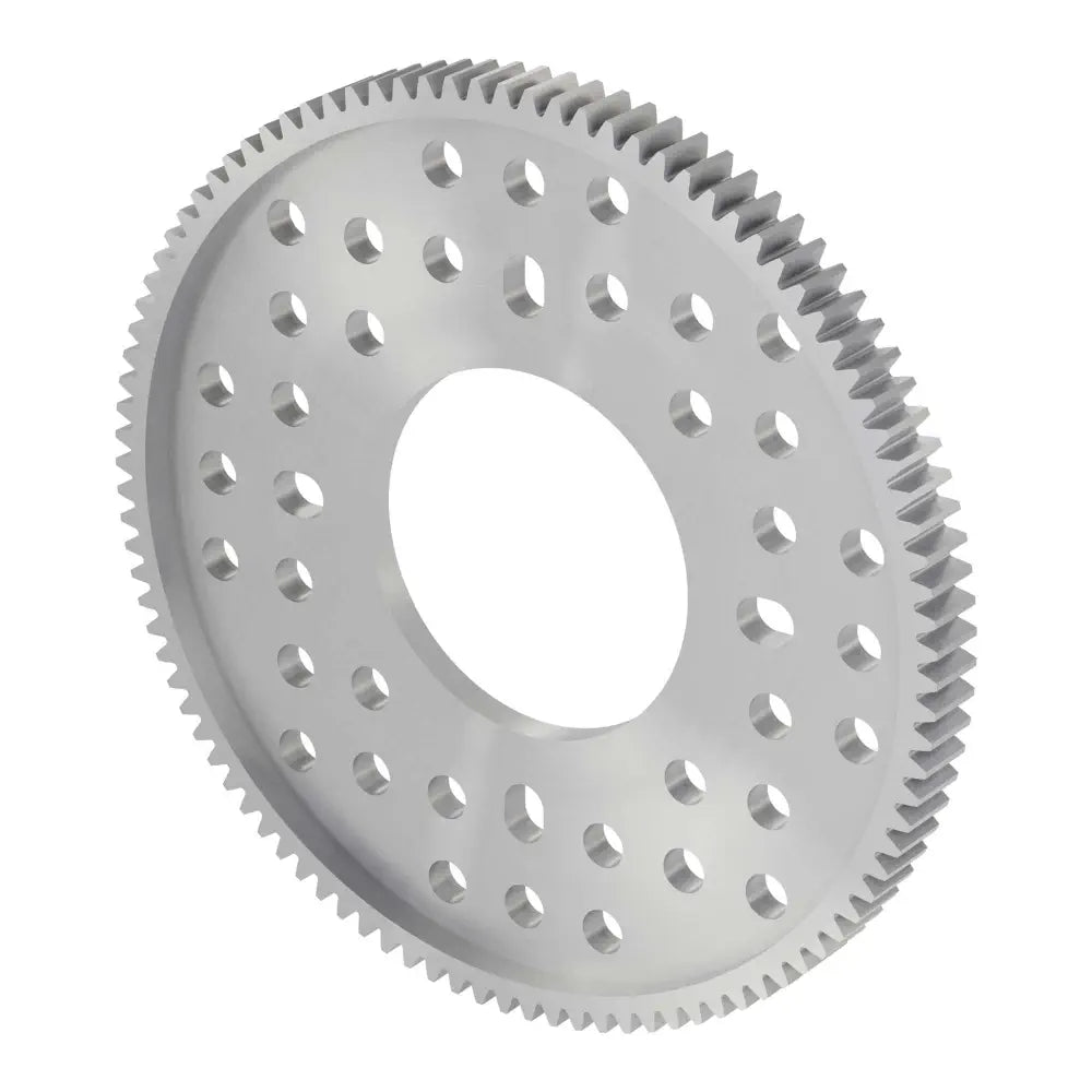 ServoCity 2302 シリーズ、MOD 0.8、ハブマウントギア (32mm ボア、100 歯)