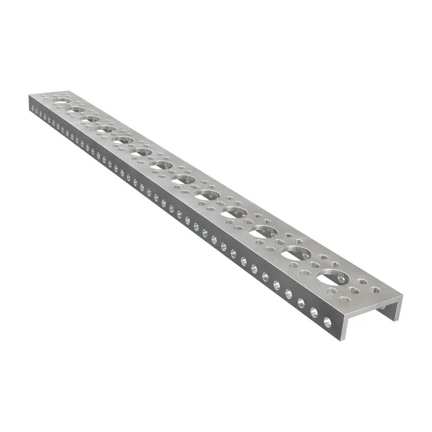 ServoCity 1143 シリーズ ミニ ローサイド U チャンネル (13 穴、長さ 336 mm)