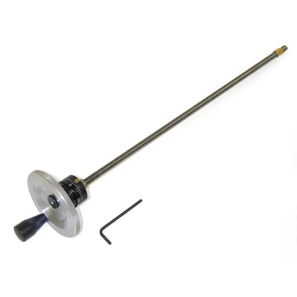 Sherline 2-1/2″ ゼロ調整可能ハンドホイール、11″ リードスクリューアセンブリ付き (")