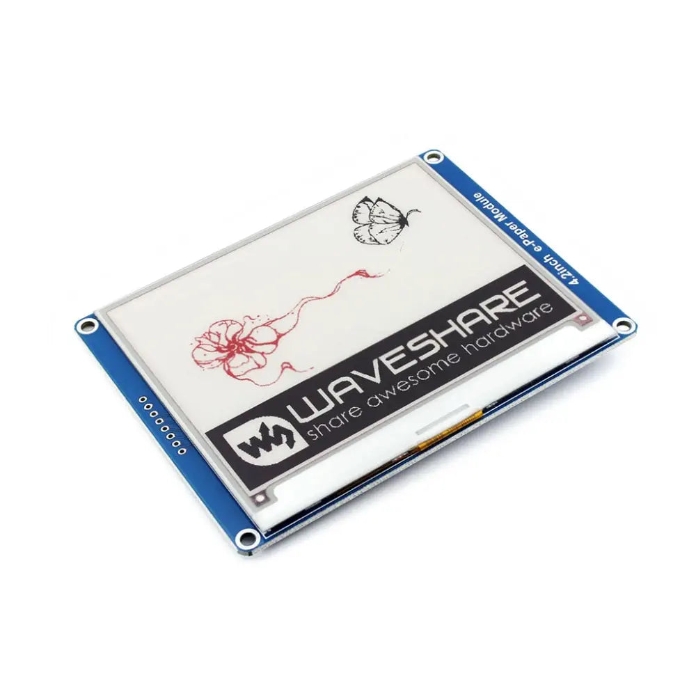 Waveshare 4.2インチ E-Ink ディスプレイ モジュール、400x300、3色