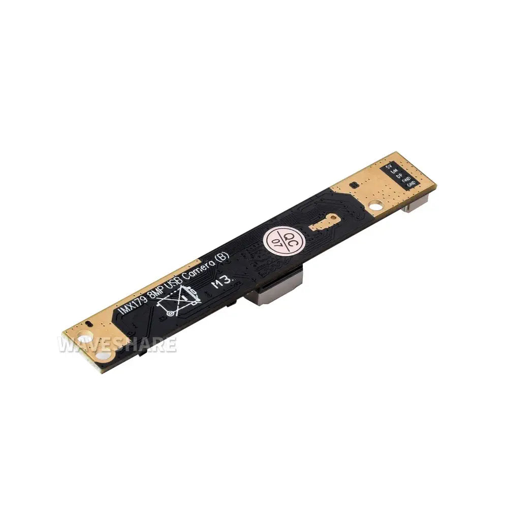 Waveshare IMX179 8MP USB カメラ、固定焦点、自動フォーカス