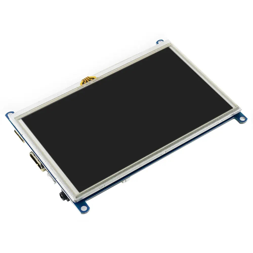 Waveshare 5インチ抵抗型タッチスクリーンLCD (G)、800×480、HDMI、さまざまなシステムをサポート