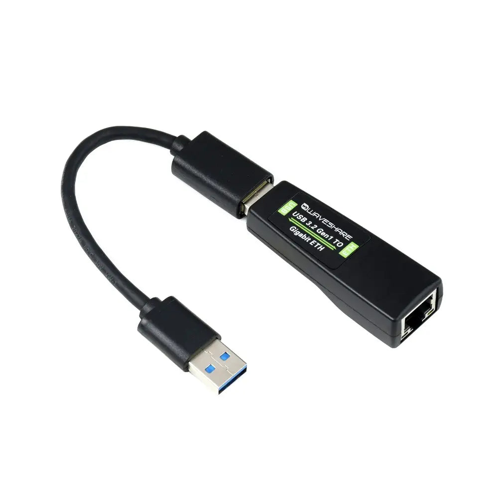 Waveshare USB 3.2 Gen1 からギガビット イーサネットへのコンバーター、ドライバー不要