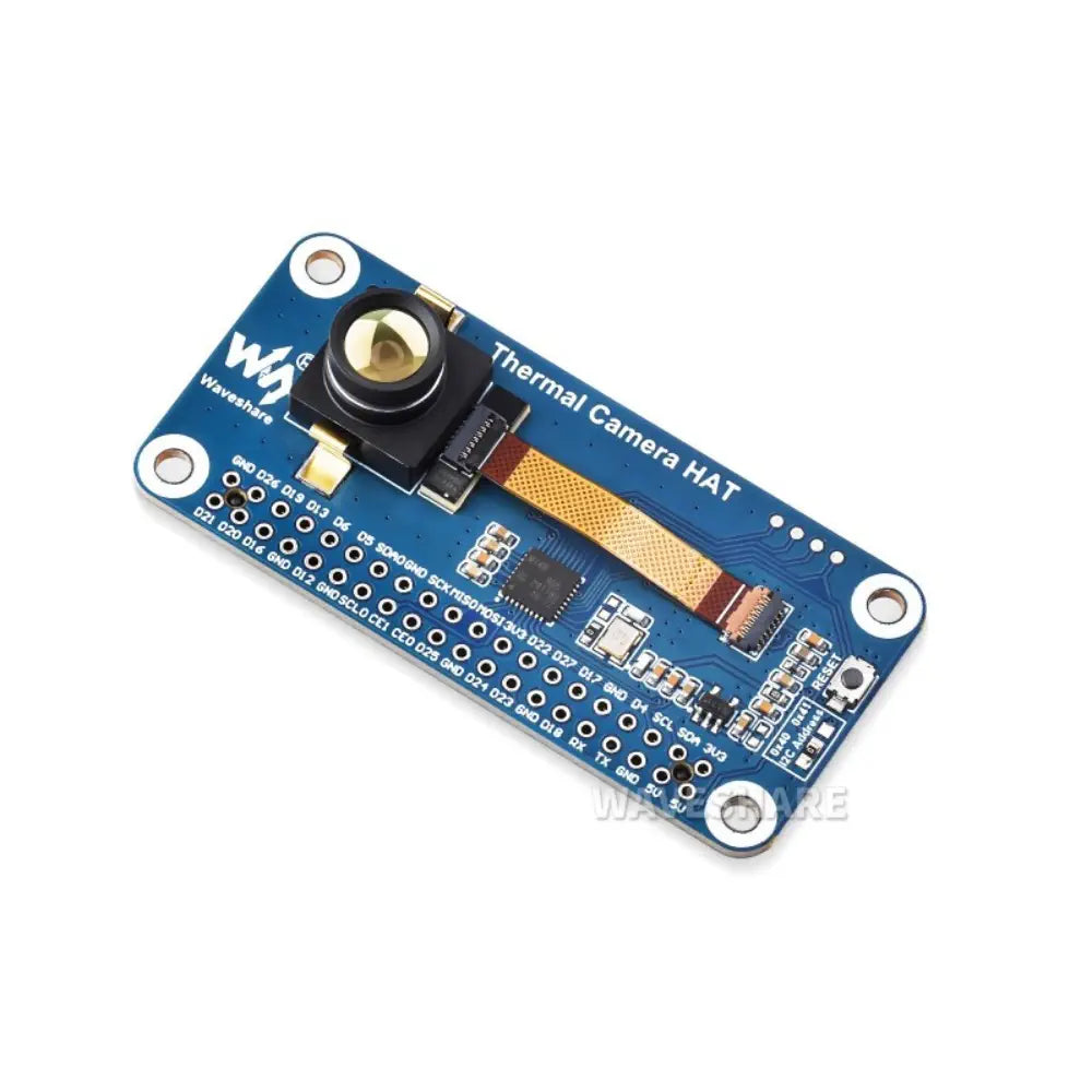 Waveshare 長波 IR サーマル イメージング カメラ モジュール、Raspberry Pi IR カメラ、80×62 ピクセル (T40pin GPIO、広角)