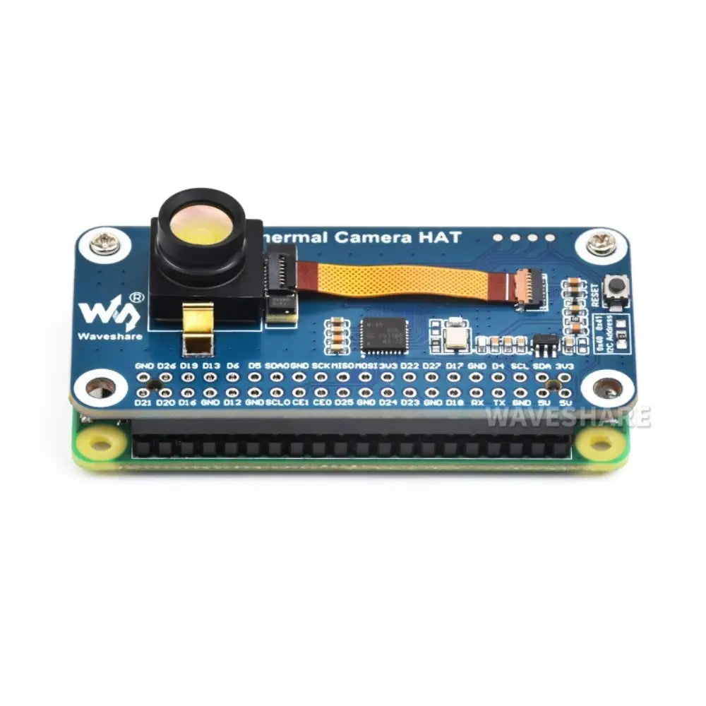 Waveshare 長波 IR サーマル イメージング カメラ モジュール、Raspberry Pi IR カメラ、80×62 ピクセル (T40pin GPIO、広角)