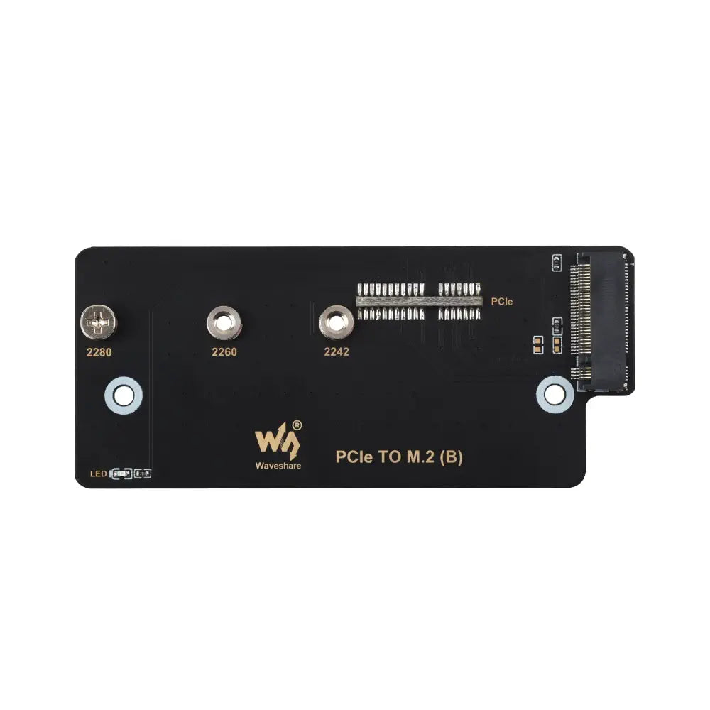 Waveshare PCIe から M.2 へのアダプタ (B)、NVMe プロトコル M.2 ソリッド ステート ドライブをサポート、高速読み取り/書き込み、CM4 (Raspberry Pi Compute Module 4 をサポート)