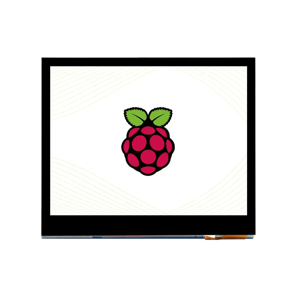 Waveshare 3.5インチ 静電容量式タッチスクリーン LCD、Raspberry Pi 用、640×480、DPI、IPS、強化ガラスカバー、低消費電力
