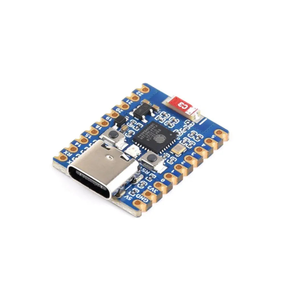 Waveshare ESP32-C6 ミニ開発ボード、ESP32-C6FH4 ベース、2.4GHz WiFi 6 および Bluetooth 5 (ヘッダー付き)