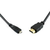 Raspberry Pi 4B 用 Waveshare HDMI - Micro HDMI ケーブル