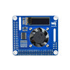Waveshare PWM 制御ファン HAT (Raspberry Pi 用)、I2C、温度モニター