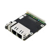 Waveshare Mini デュアル ギガビット イーサネット ミニ コンピュータ キット (Raspberry Pi Compute Module 4 用) (ボード、ケース、EU 電源)