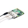 Waveshare Mini デュアル ギガビット イーサネット ミニ コンピュータ キット (Raspberry Pi Compute Module 4 用) (ボード、ケース、EU 電源)