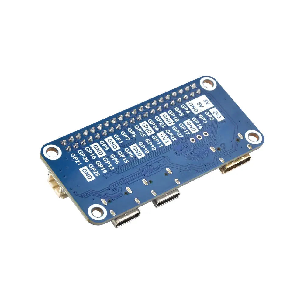 Waveshare RP2040-PiZero 開発ボード、RP2040 ベース、264KB SRAM、16MB オンボード フラッシュ メモリ