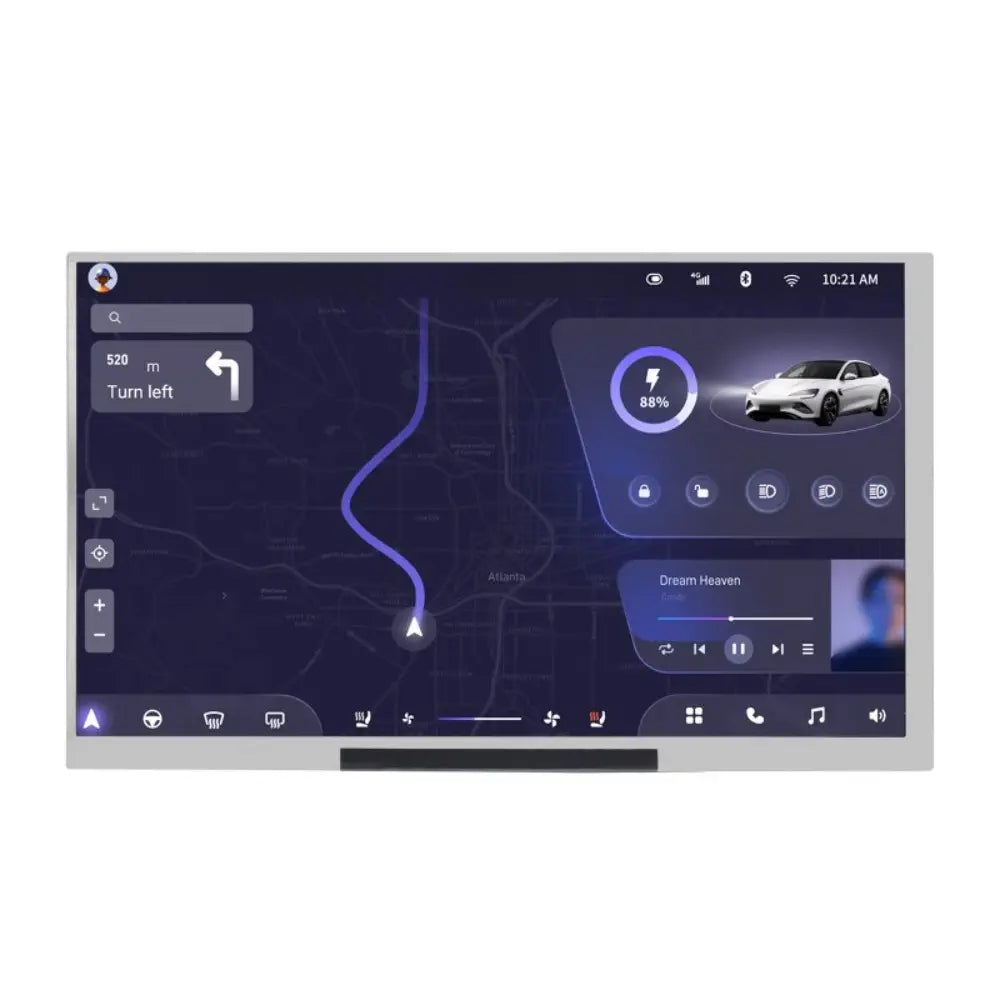 Waveshare 7インチ IPS/QLED 統合ディスプレイ、1024 × 600、薄型軽量設計