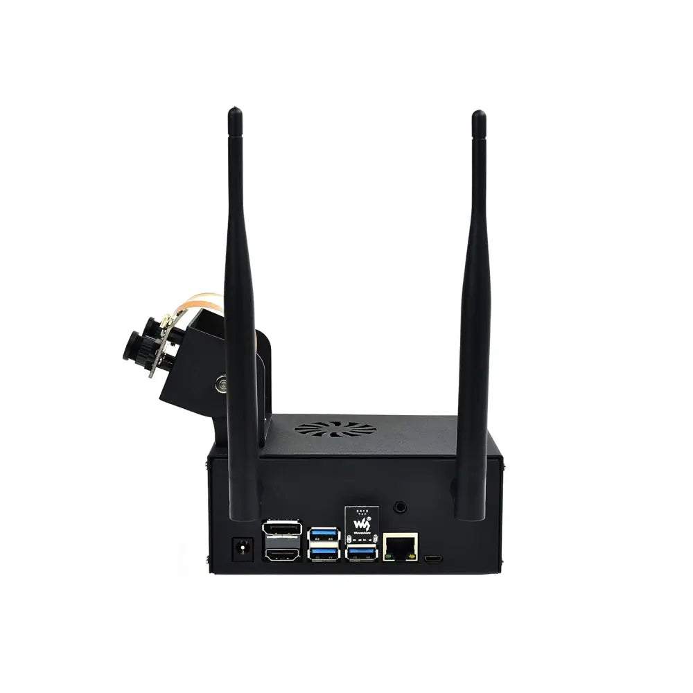 Waveshare Jetson Nano メタルケース (C)、カメラホルダー、内部ファン設計