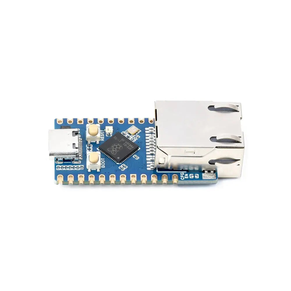 Waveshare RP2040-ETH ミニ開発ボード、RP2040 イーサネット ポート モジュール、RP2040 デュアル コア プロセッサ ベース
