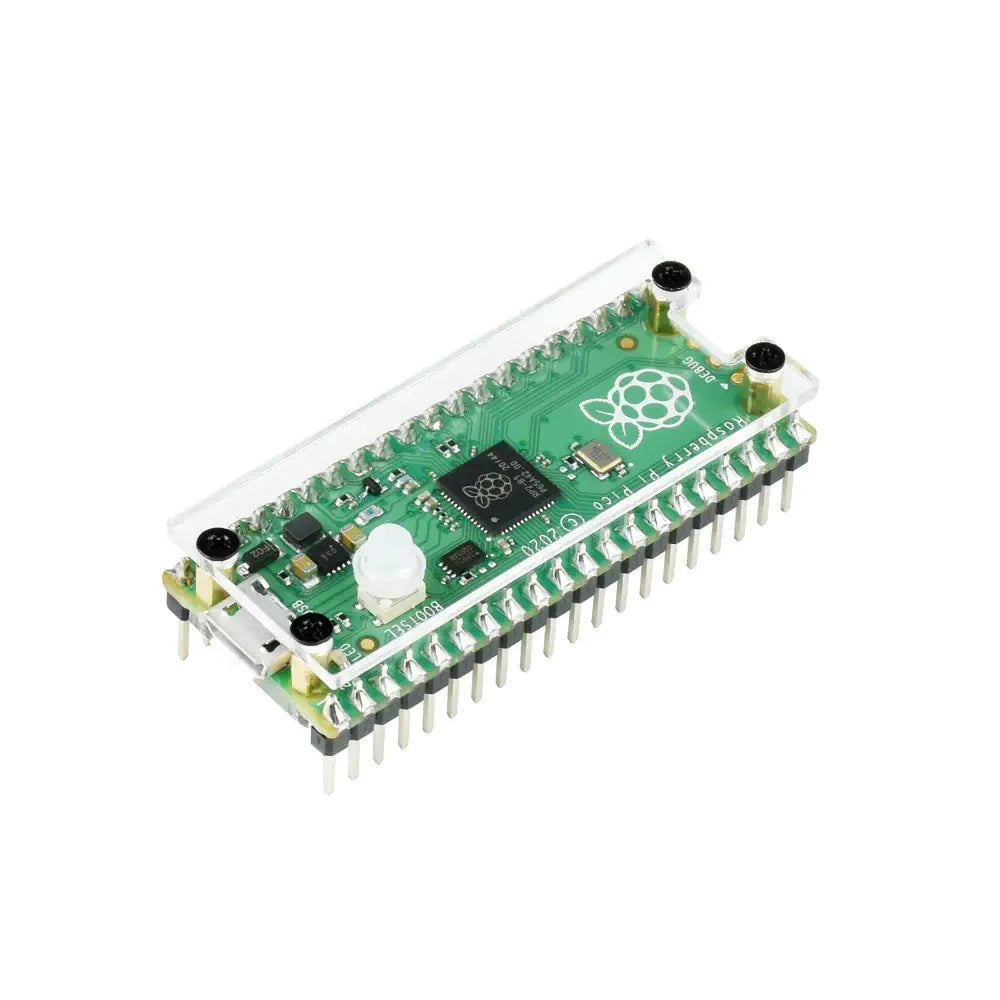 Waveshare Raspberry Pi Pico用透明アクリル保護ケース