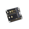 Waveshare PCIe から 2 チャネル M.2 アダプター (Raspberry Pi 5 用)、2230/2242 サイズ NVMe ソリッド ステート ドライブと互換性あり