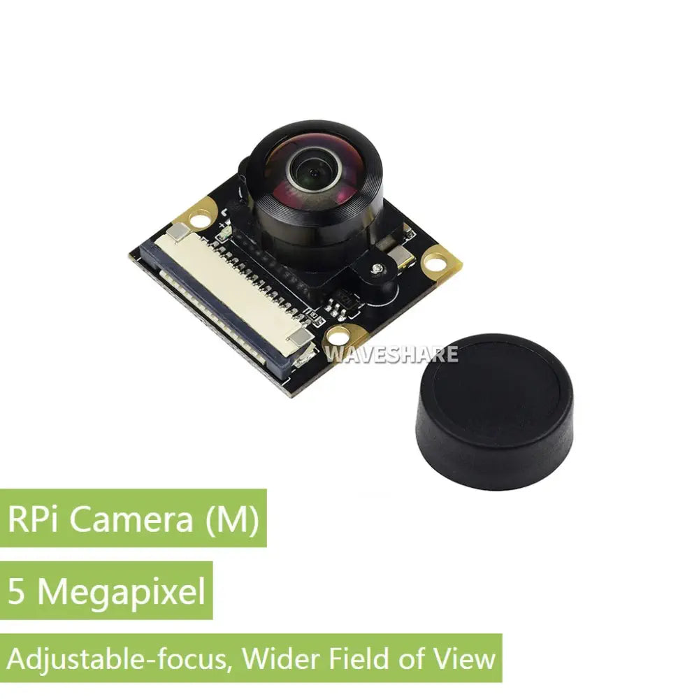 Waveshare Raspberry Pi カメラモジュール、魚眼レンズ