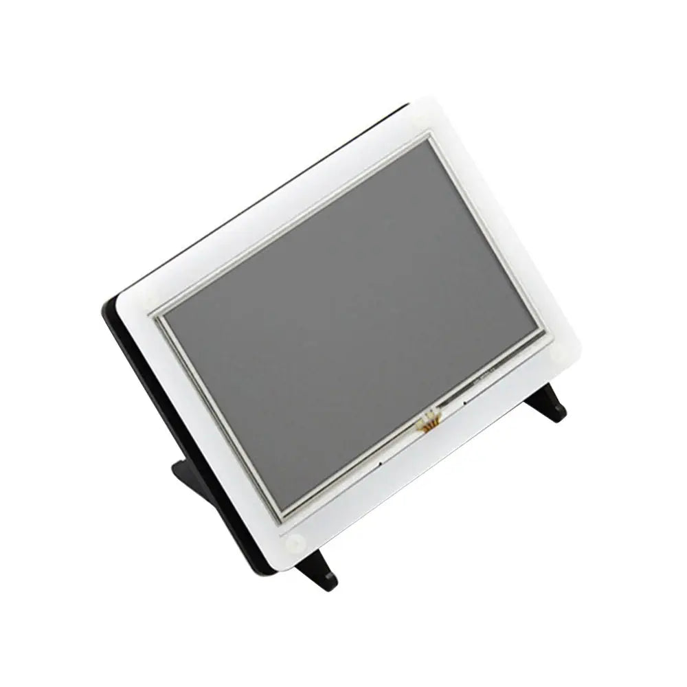 Waveshare 5インチ抵抗型タッチスクリーンLCD、バイカラーケース付き、800×480、HDMI、低消費電力