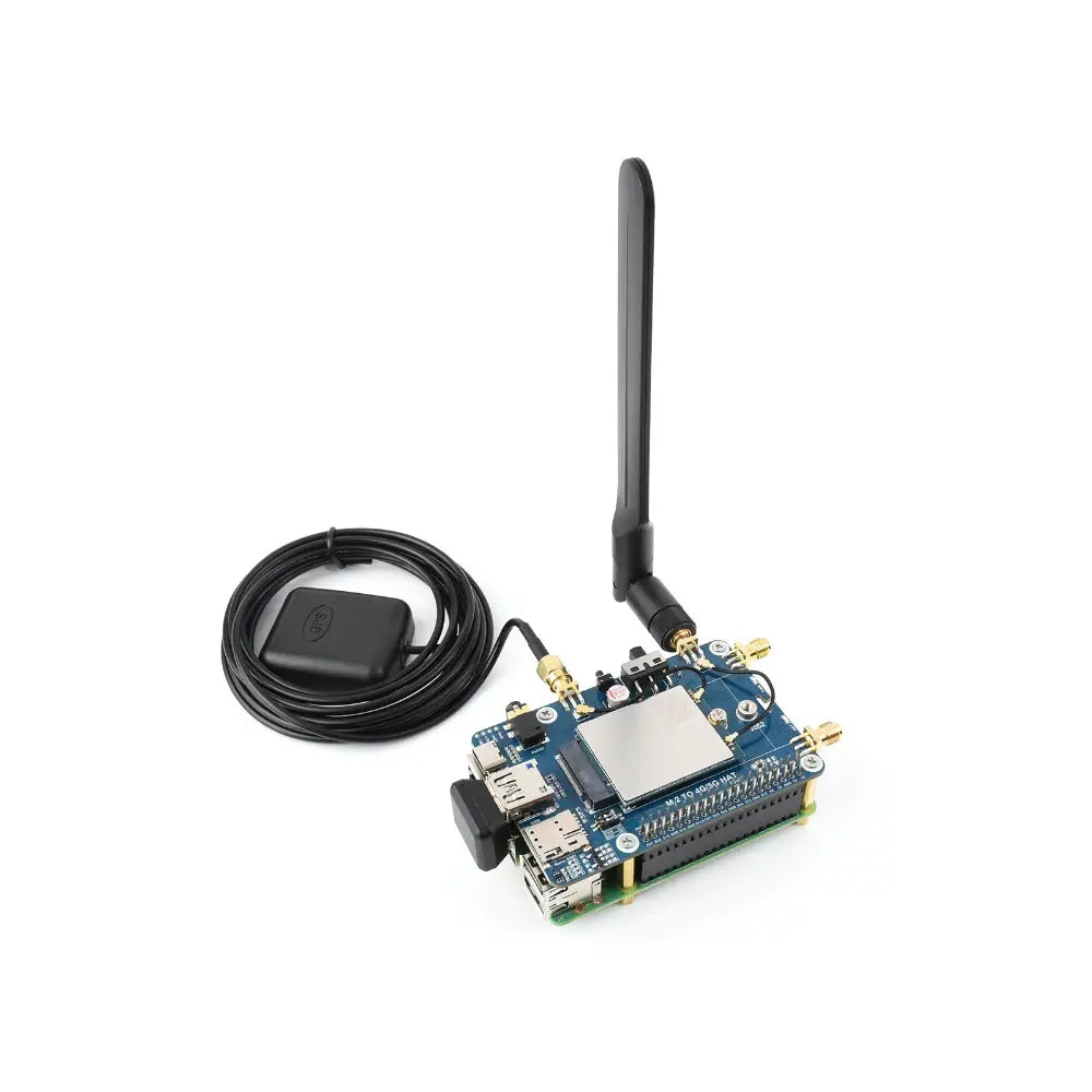 Waveshare Raspberry Pi LTE Cat 6 通信 HAT、LTE-A グローバル マルチバンド、GNSS ポジショニング、EM060K-GL モジュール付き