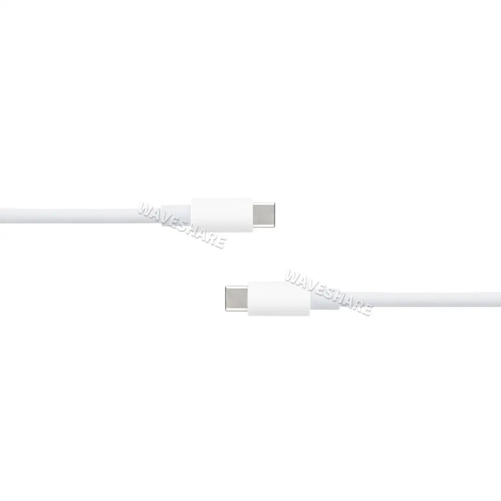 Waveshare Type-C to Type-C 100W 急速充電データケーブル、ケーブル長 1m、5A 高電流をサポート