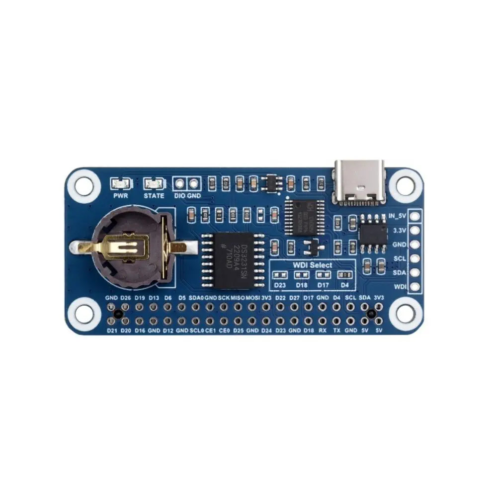 Waveshare RTC WatchDog HAT (B) Raspberry Pi用、オンボードDS3231SN高精度RTCチップ