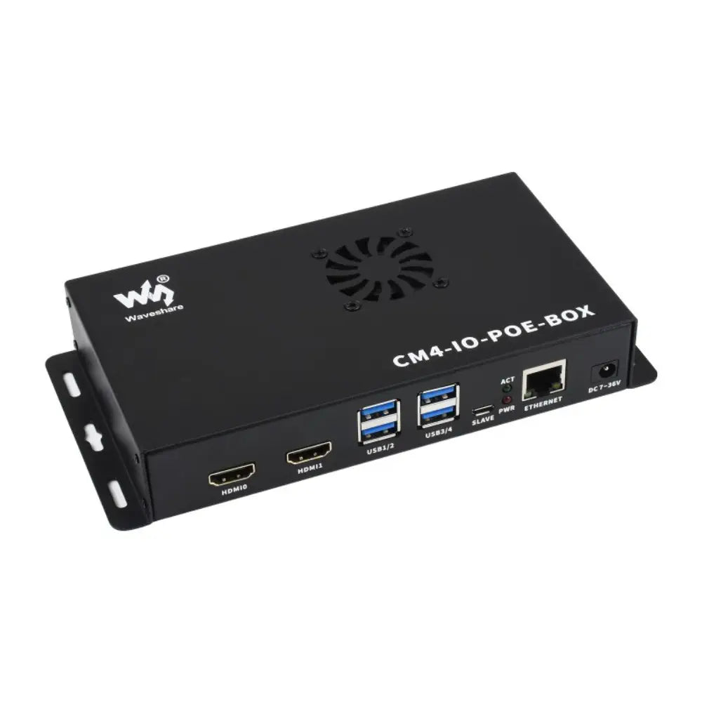 Raspberry Pi Compute Module 4 をベースにした Waveshare PoE ミニコンピュータ (付属していません)
