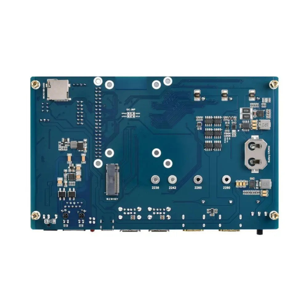 Waveshare PoE UPS ベースボード/ミニコンピュータ、CM4、ギガビットイーサネット、デュアル HDMI、クアッド USB2.0 用に設計
