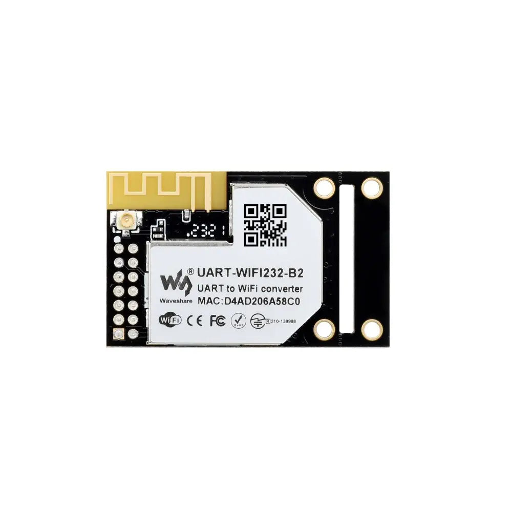 Waveshare UART から WiFi およびイーサネット モジュール、組み込み UART シリアル サーバー、産業用 WiFi モジュール、802.11b/g/n モジュール