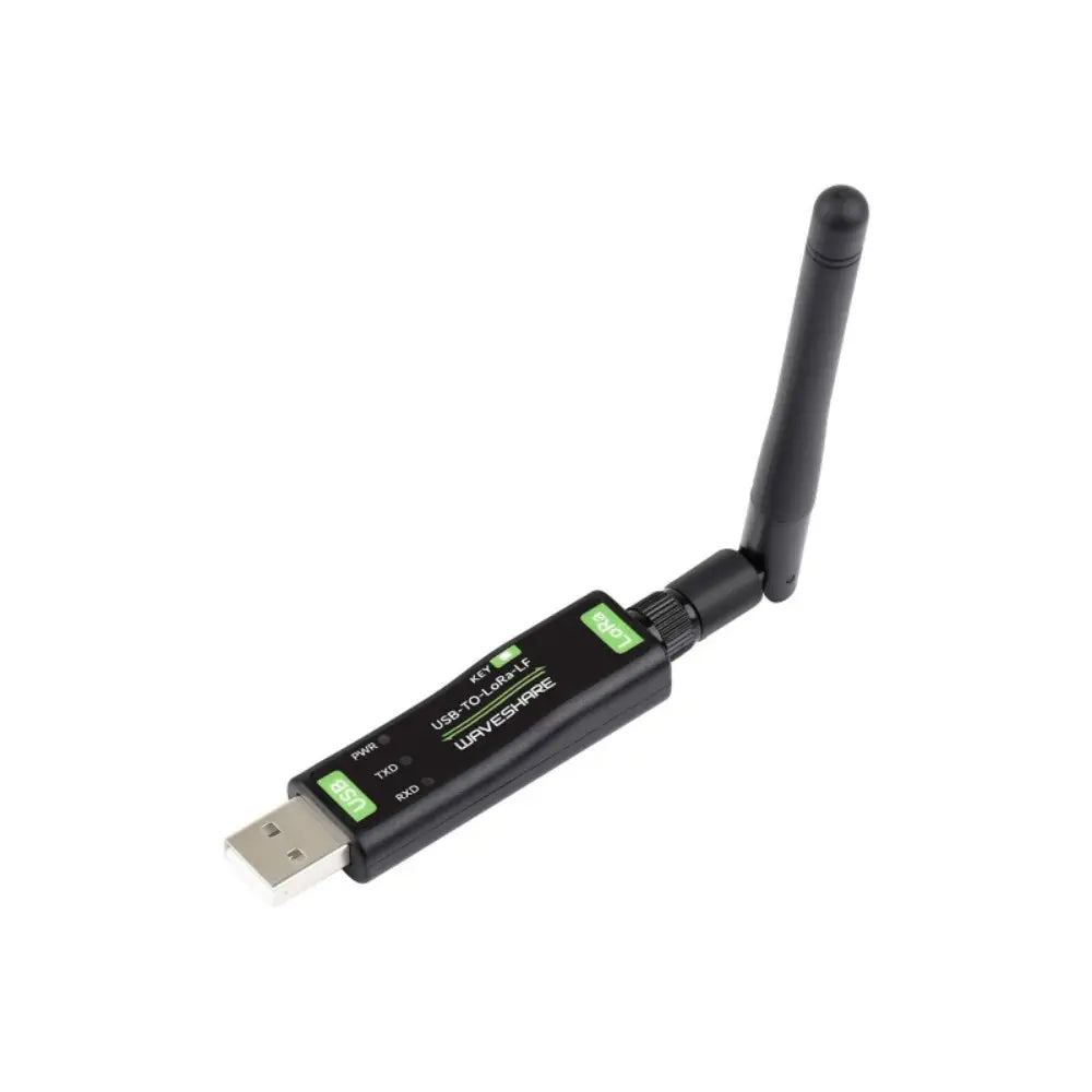 Waveshare USB から LoRa へのデータ転送モジュール、SX1262 (HF、XTAL クリスタル) ベース