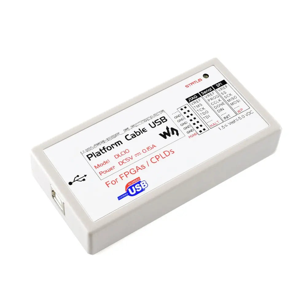 Xilinx デバイス用 Waveshare プラットフォーム ケーブル USB プログラマー &amp; デバッガー