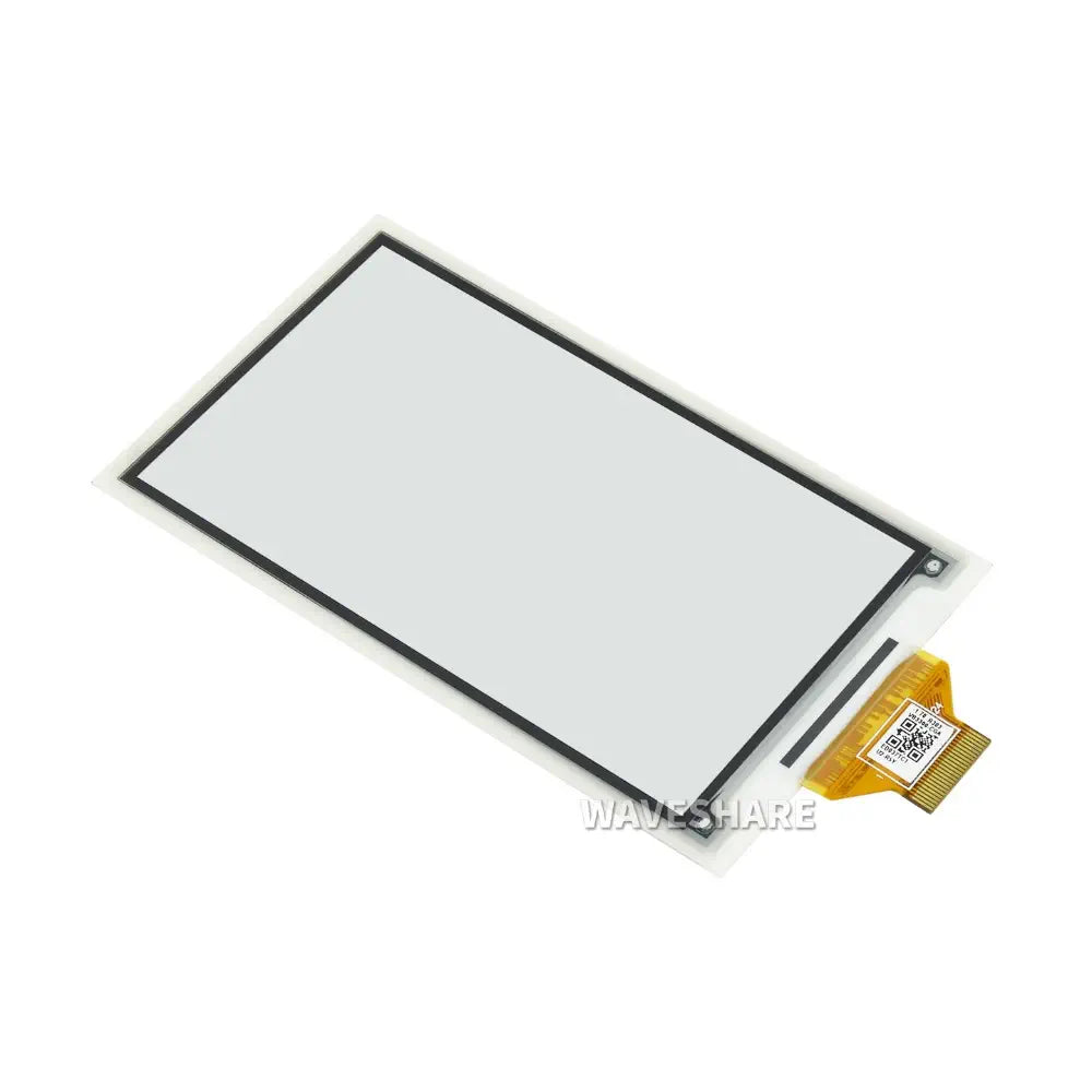 Waveshare 3.7 インチ e-Paper E-Ink Raw ディスプレイ、480×280、黒/白、4 グレースケール、SPI、PCB なし