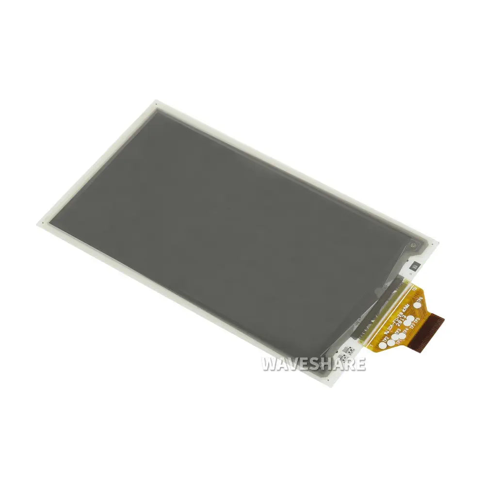 Waveshare 3.7 インチ e-Paper E-Ink Raw ディスプレイ、480×280、黒/白、4 グレースケール、SPI、PCB なし