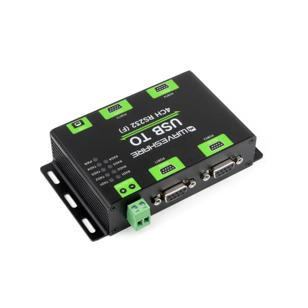 Waveshare 絶縁 USB から 4 チャンネル RS232 へのコンバーター、USB からシリアルへのアダプター、FT4232HL チップ、Mac / Linux / Android / Windows