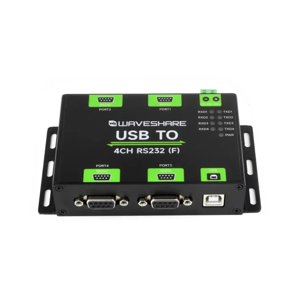 Waveshare 絶縁 USB から 4 チャンネル RS232 へのコンバーター、USB からシリアルへのアダプター、FT4232HL チップ、Mac / Linux / Android / Windows