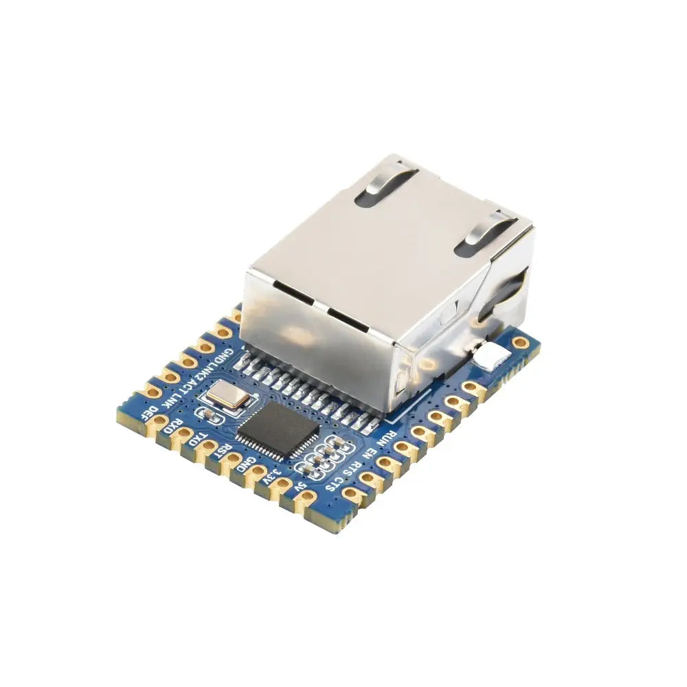 Waveshare TTL UART から Ethernet へのミニモジュール、浸漬金設計のキャスタレーションホール、高度に統合されたパッケージ