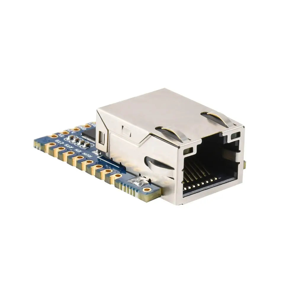 Waveshare TTL UART から Ethernet へのミニモジュール、浸漬金設計のキャスタレーションホール、高度に統合されたパッケージ