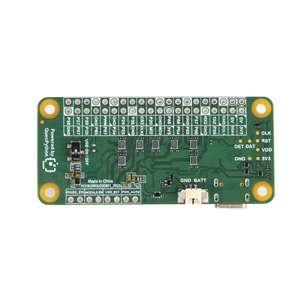 QuecPython 向け Waveshare BG95 EVB 開発ボード、LTE/EGPRS 通信と GNSS をサポート
