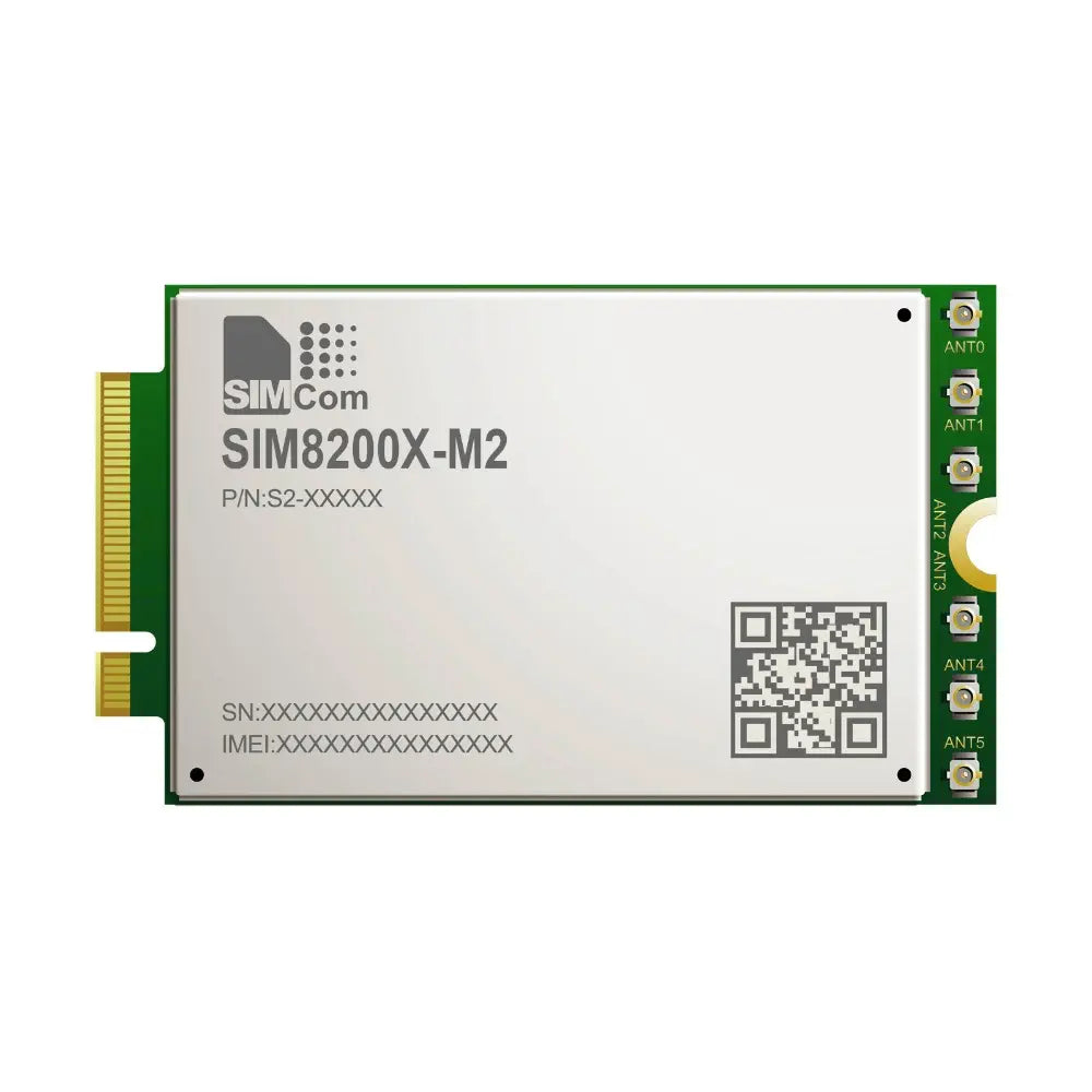 Waveshare SIMCom SIM8200-M2 オリジナル 5G モジュール、M.2 フォーム ファクター、高スループット データ通信