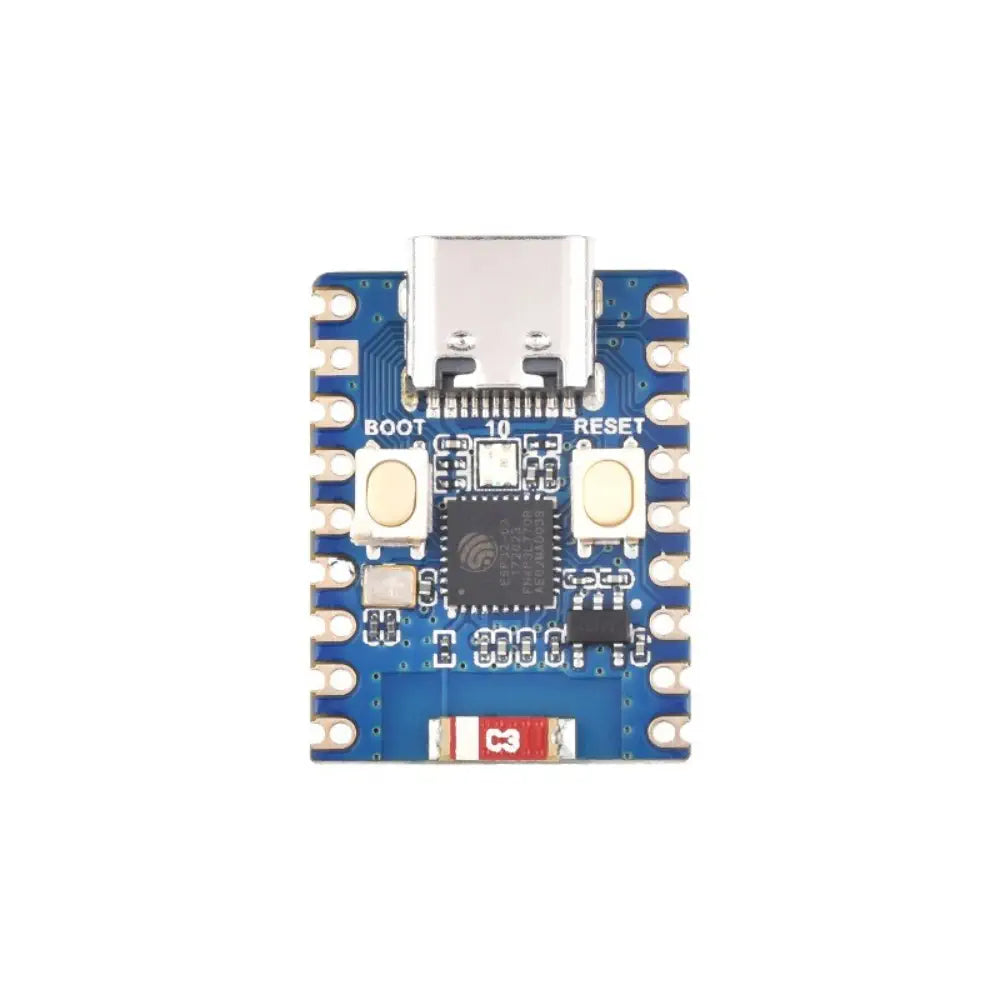 Waveshare ESP32-C3 ミニ開発ボード、ESP32-C3FN4 ベース、160MHz、2.4GHz Wi-Fi および Bluetooth 5 (ヘッダーなし)