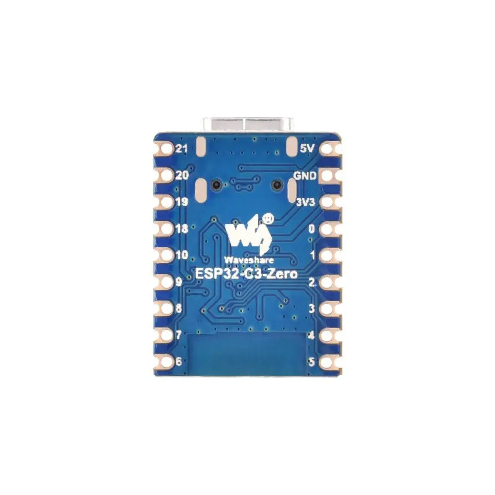 Waveshare ESP32-C3 ミニ開発ボード、ESP32-C3FN4 ベース、160MHz、2.4GHz Wi-Fi および Bluetooth 5 (ヘッダー付き)